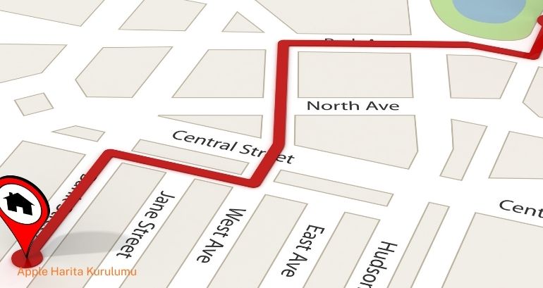 Apple Harita Konum Ekleme